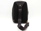 Versace La Medusa Leather Sling Backpack Black Aa0926orzsa