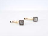 0.18 Cttw Diamond & 14k Yellow Gold Leverback Earrings 4.6 Grams Fw0925ocrdu