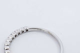 Diamond 14k White Gold Ring 1.2 Grams Size 6.5 Eb0526irdu