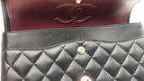 Chanel Matelasse Timeless Classic Black Quilted Satin Handbag Sd0625oczxdu