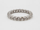 1.61 Cttw Lab Grown Diamonds 14k White Gold 1.47g Ring Size 6 Do0726porde