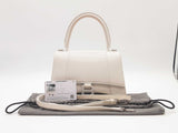 Balenciaga Hourglass Small White Top Handle Bag Sd0925rzxde