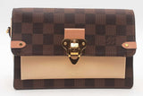 Louis Vuitton Damier Ebene Vavin Chain Wallet Eb0626cxzsa