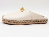 Valentino Mule Espadrillas Beige Size 40 Aa0825lrzsa