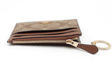 Coach Id Case Wallet With Keychain In Signature Coated Canvas Eb0524lxdu