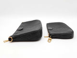 Louis Vuitton Multi Pochette Accessoires In Black Monogram Empreinte Leather Fw0626czxdu