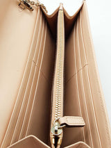 Mcm Viestos Cognac Black Love Letter Crossbody Wallet Eb1225lcrde