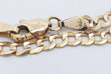 14k Yellow Gold Chain & Tricolor Gold Religious Pendant 11.7g 24 Inch Eb626sxzsa