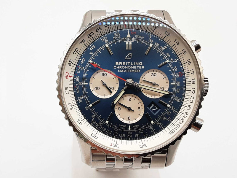 Breitling Ab0127 46 Navitimer Chronometer Steel Automatic Watch Do0125oxzxde