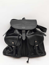 Yves Saint Laurent Black Leather Backpack Shoulder Bag Eb0626llxzde