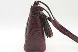 Brahmin Two Tone Croc Embossed Leather Crossbody Bag Eb0226pxsa