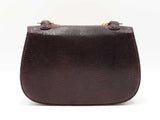 Gucci Bamboo 1947 Top Handle Bag In Dark Brown Lizard Skin Leather Fw0526prxdu