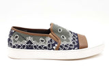 Etro Paisley Pattern Canvas Slip On Sneakers Size 43 Eb0426lxzde