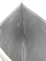 Yves Saint Laurent Crocodile Embossed Black Leather Card Case Wallet Eb0926lxzsa