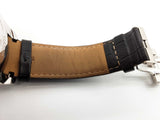 Tissot 40mm Couturier Black Dial Leather Band Steel Quartz Watch Do0725loxde