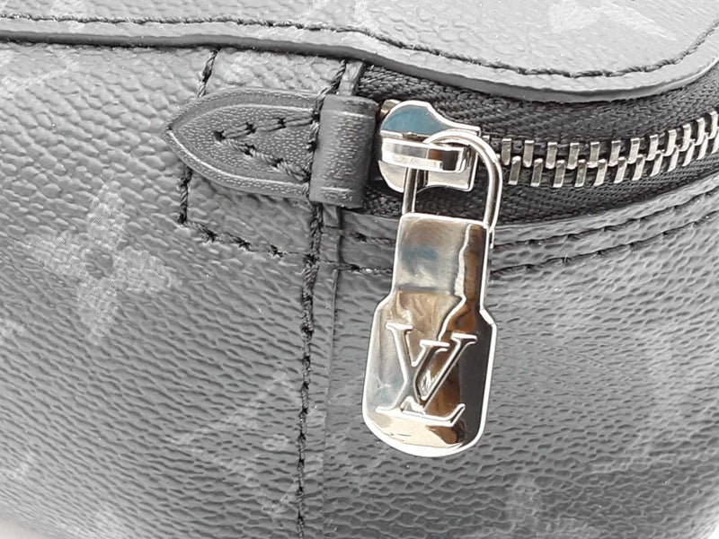 Louis Vuitton Black Graphite Monogram Coated Canvas Cosmetic Bag Do1125oxzde