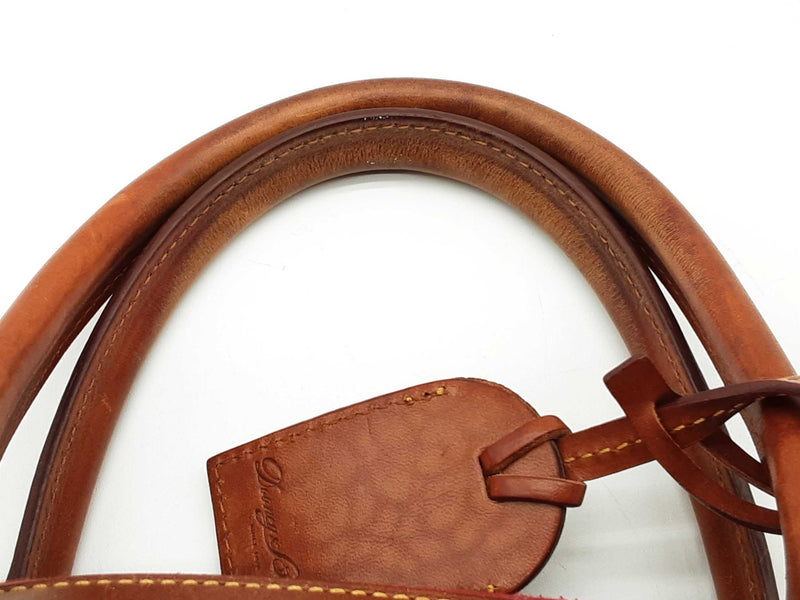 Dooney & Bourke Wilson All Weather Red Brown Leather Shoulder Bag Do0325lrde
