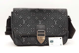 Louis Vuitton Cowhide Faded Monogram Archy Charcoal Messenger Sd0225lrzxsa