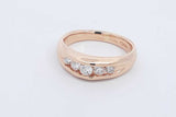 0.26cttw Diamond Ring In 14k Yellow Gold 7.6 Grams Size 7.5 Eb0326sxzdu