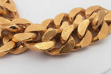 24k Yellow Gold Cuban Link Bracelet 132.6 Grams 8 Inch Eb0726lwxxzsa