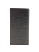 Louis Vuitton Brazza Long Bifold Wallet In Black Epi Leather Fw0225lrzdu