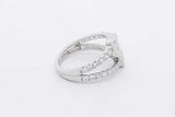 2.86cttw Lab Grown Diamond Ring 14k White Gold 3.9 Grams Size 6.75 Eb0826lxrxsa