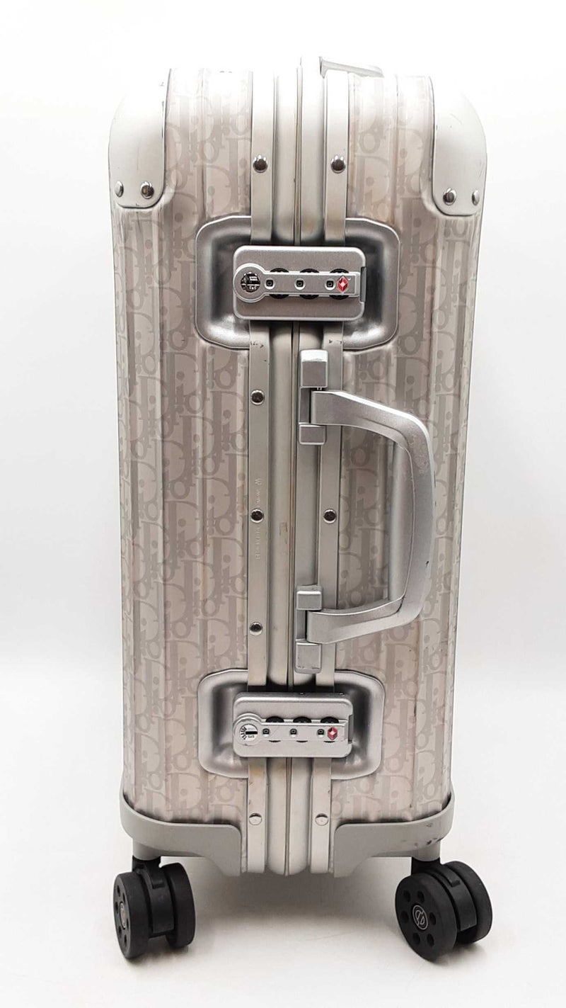 Dior X Rimowa Carry On Dior Oblique Monogram Suitcase Sd0825lzxzdu