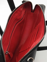 Balenciaga Extra Small Triangle Duffle Bag In Black Leather Fw0926ocrdu