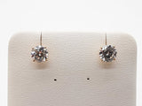 2.06 Cttw Lab Grown Diamonds 14k Yg 1.2g Screw Back Stud Earrings Do0826poxde