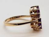 Pear Cut Amethyst 14k Yellow Gold 4.3g Ring Size 6 Do0825oxzde