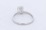 1.0ctw Diamond Ring In 14k White Gold 2.1 Grams Size 6.75 Eb0726lppxde