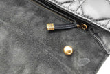 Christian Dior Black Leather Cannage Dioraddict Flap Shoulder Bag Eb1224cxzdu