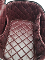 Chanel Quilted Black Leather Vanity Case Eb0626loxzde