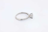 1.18ctw Diamond Ring In 14k White Gold 2.4 Grams Size 6.5 Eb0225lcxzsa