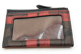 Coach Mini Skinny Id Case In Tartan Plaid Eb1125oxdu