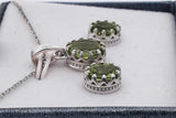 Set Of 5 Gemstone Ensemble Sets In Sterling Silver Eb0925crsa