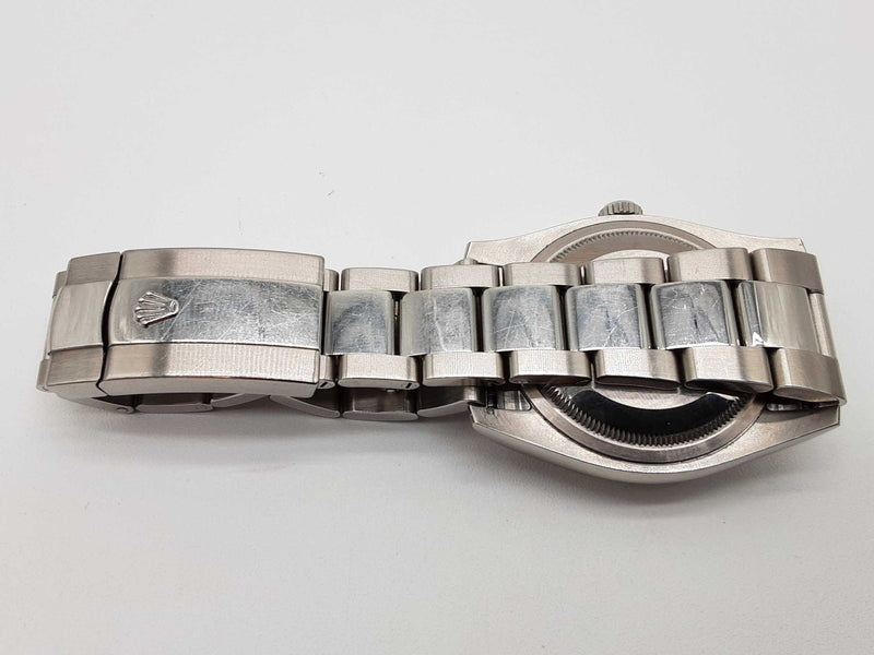 Rolex 116200 36 Datejust Silver Flowers Dial Steel Watch Do0625rxzxde