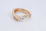 1.43ctw Diamond Ring In 14k Yellow Gold 10.8 Grams Size 7 Eb1225lewrdu