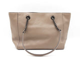 Coach Turnlock Chain Tote In Grey Pebbled Leather Fw0925rzdu