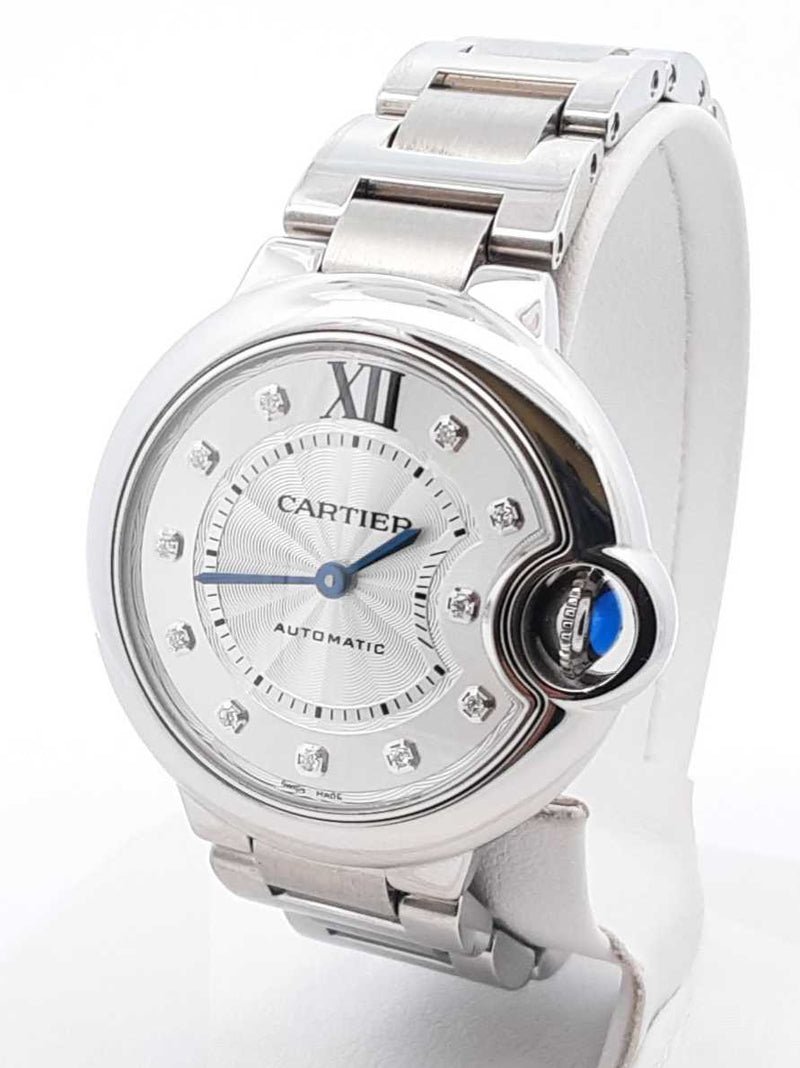 Ballon Bleu De Cartier Stainless Steel Automatic 33mm Watch Fw0225oxzxd7