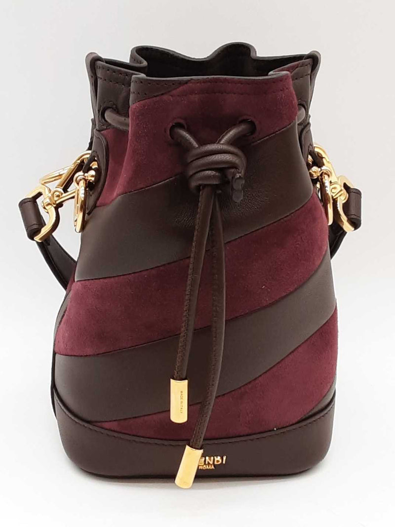 Fendi Mon Tresor Bi-color Leather & Suede Inlays Minibag Sd1025pzxde