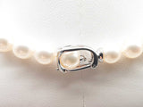 Pearl Necklace 14k White Gold Clasp 22 In Do0724orzde