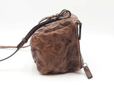 Givenchy Mini Pandora Shoulder Bag In Brown Tumbled Sheepskin Fw0926lordu
