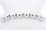 Tiffany & Co. Sterling Silver Hardwear Ball Bracelet 20.2 Grams 8 In Eb1225lxzdu