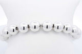 Tiffany & Co. Sterling Silver Hardwear Ball Bracelet 20.2 Grams 8 In Eb1225lxzdu
