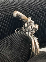 0.87 Cttw Diamond & 18k White Gold Heart Pendant 2 Grams Fw0825lwxdu