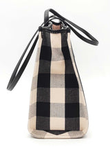 Kate Spade Market Gingham Tote Black Aa0526wrsa