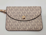 Michael Kors Willa Pleated Logo Vanilla Cream Tote Bag Sd1225rzde