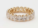 3.70cttw Lab Grown Diamonds 14k Yg 3.07g Eternity Band Size 5.5 Do0326llxzde