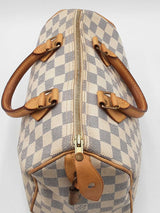 Louis Vuitton Damier Azur Speedy Top Handle Bag Eb1125pxzdu